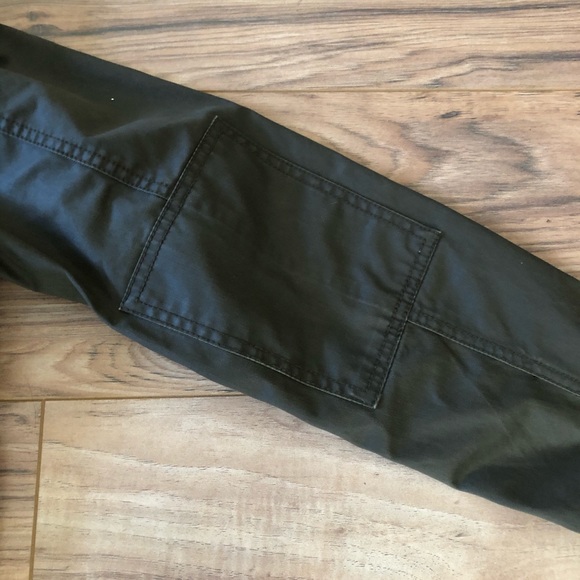 J Crew Downtown Coated Canvas Field Jacket Olive M - Picture 13 of 15